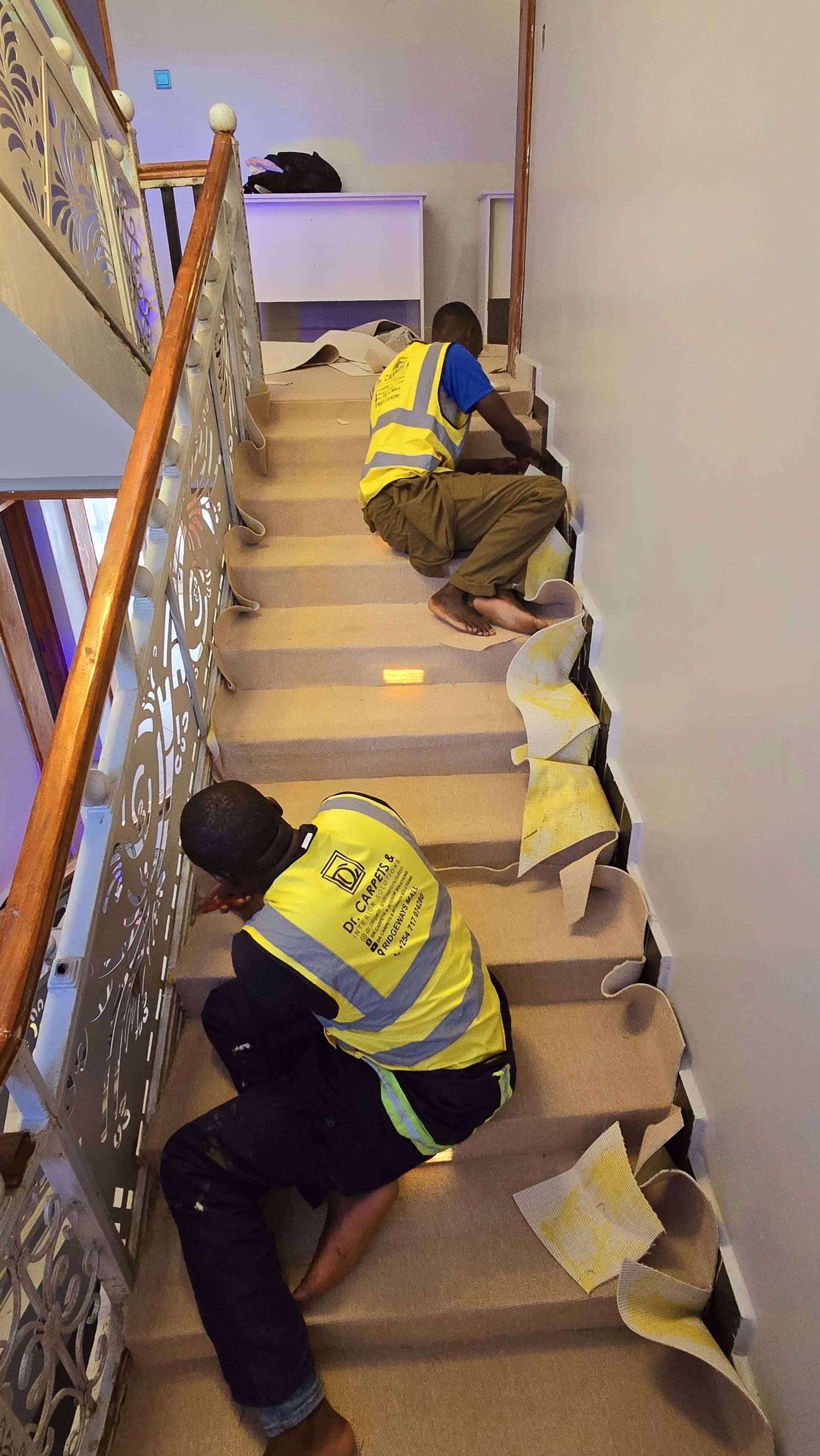 Corporate office with professional flooring